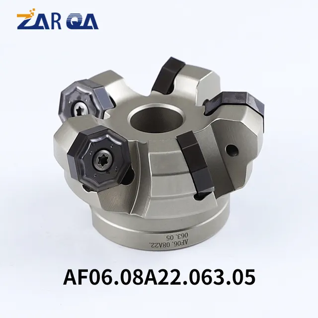 Фрезерные диски серии AF06 со сменными торцевыми фрезами под углом 45°